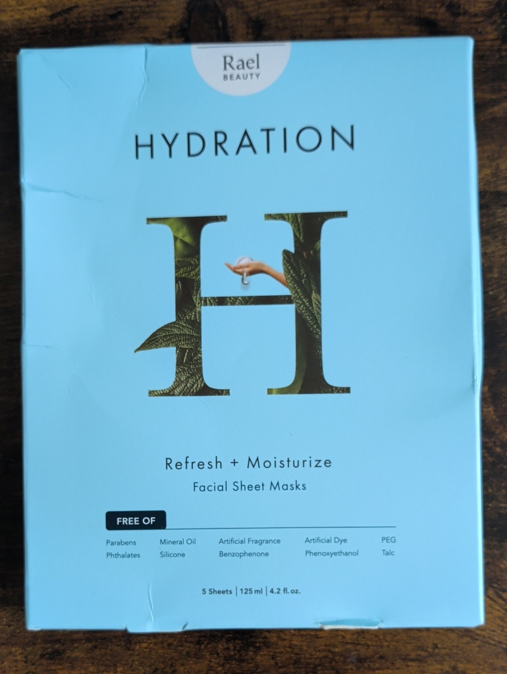Rael Beauty Hydration Facial Sheet Masks - Refresh & Moisturize, 5 Sheets
